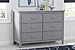 Delta Children Haven 6 Drawer Dresser, Grey