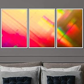 signwin 3 Piece Framed Canvas Wall Art Abstract...