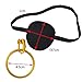 Sumind 24 Pieces Pirate Eye Patch and Plastic Pirate Earring for Party Costume