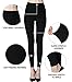 Diravo Womens High Waisted Leggings Soft Athletic Tummy Control Pants for Running Workout Pants Black