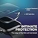 Screen Protector for Apple Watch, MIZOO [2-Pack] (44mm for Series 4) Liquid Skin HD Clear Max Coverage and Anti-Bubble Anti-Fingerprint Anti-Smudge Scratch Resistance