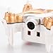 Mini Drone With Camera Live Video CX-10WD Quadcopter, Dayan Anser Pocket Racing Drones for Kids 2.4G 4CH 6 Axis Altitude Hold Remote Control Nano Quadcopter (Gold)