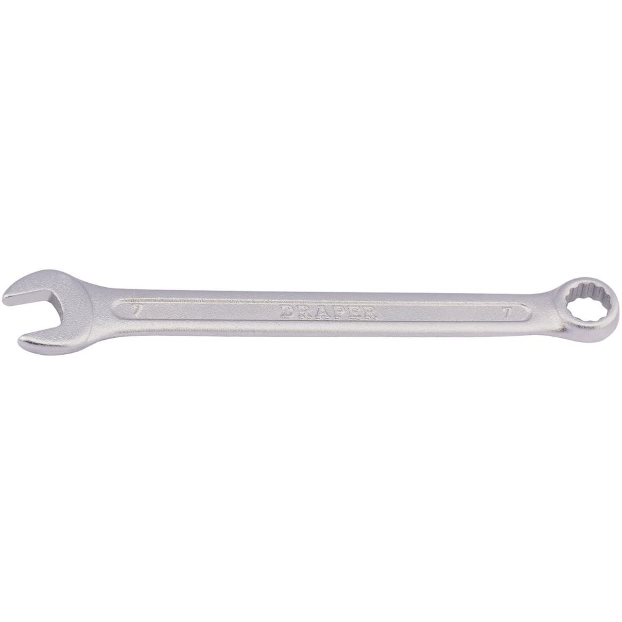 Draper Redline 7mm Combination Spanner - 68029 - Metric Chrome Plated Tool