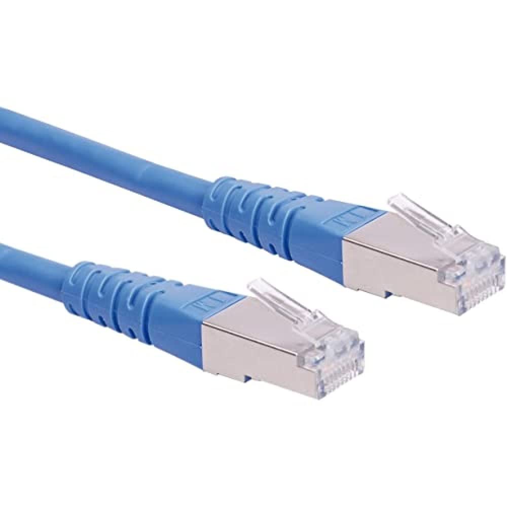 Roline 21151374 7 m S/FTP Cat 6 Ethernet Network LAN Cable with RJ45 Connector - Blue — image 1