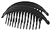 France Luxe Belle Large Interlocking Comb, Black, Set of 2 - An Excellent Styling Solution For Long/Thick or Curly Hair