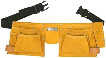 Heavy Duty Suede Work Apron 11 Pocket AMR-01