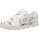 Coach Women's Peanuts Comic High Line Sneaker, Chalk/Multi, 5.5