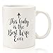 Best Wife Ever Funny Coffee Mug - Cool Anniversary or Valentines Gifts for Wife, Women, Her from Husband - Unique Gift Idea from Hubby - Bday Present for the Mrs, Wifey, Newlywed - Fun Novelty Cup