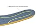 Wnnideo Full Length Thick Memory Foam Shoes Insert with Arch Support - Premium Cushioning Orthopedic Shoe Insoles for Heel Pain & Plantar Fasciitis, Running, Hiking, Working, Dressing for Men & Women