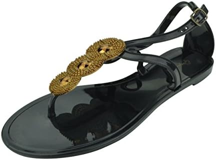 Women's Strappy Open Toe Thong Sandal Fashion Shoes