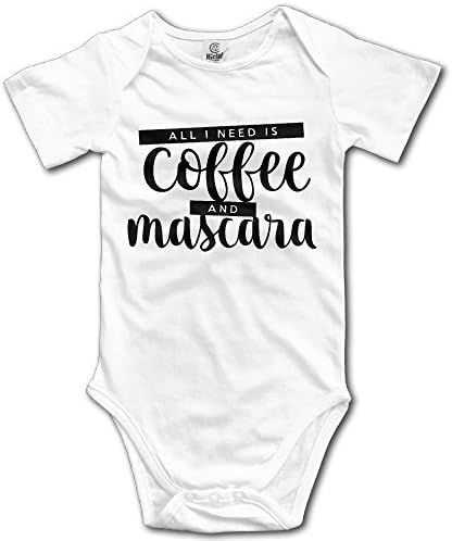 HuanLiu All I Need Is Coffee and Mascara.PNG Baby's Infant Coveralls (0-2 Years Old)