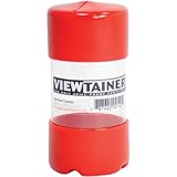 Viewtainer Storage Container, 2-Inch by 4-Inch, Red