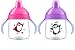 Philips Avent My Penguin Sippy Cup 9oz, Pink and Purple, 2pk, SCF753/27