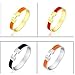 Gotomore Women's Stylish 316l Stainless Steel Anti-allergic H-shaped Buckle Bracelet Bangle - Gold + Light Blue