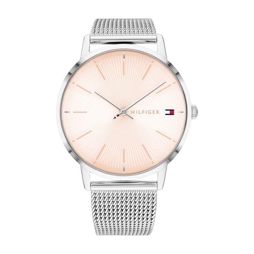 Orologio da Donna 40mm al Quarzo - Quadrante Blush Sunray, Bracciale in Maglia di Acciaio Inossidabile - 1782244