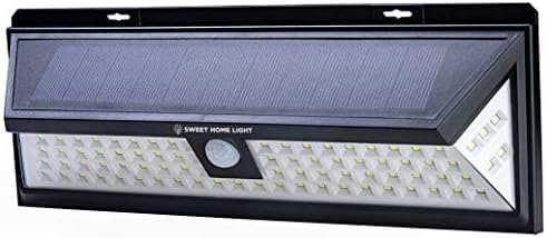 Solar Motion Sensor Light Outdoor โ Solar Lights Outdoor Motion Sensor with 86 LED โ Solar Flood Light for Backyard, Patio, Garden, Garage, Shed โ Outdoor LED Flood Lights from SweetHomeLight