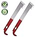 Winzwon Beekeeping Supplies j Hook Hive Tool 2 Pack Stainless Beekeeping Frame Lifter and Scraper with Red Part for Beekeepers