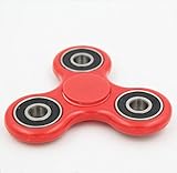 HeyTech Hand Spinner Fidget Toy 3 Inch EDC High Speed Spins Ceramic Bearing Ceramic Bearing For Anxiety, Focusing, ADHD, Autism(Red)