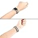 SWEES Genuine Leather Bands Compatible Apple Watch 42mm Series 3, Series 2, Series 1, Sports & Edition, Gray
