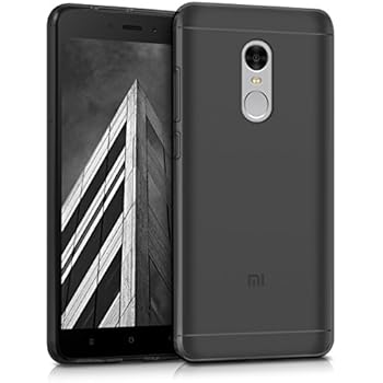 kwmobile Crystal Case for Xiaomi Redmi Note 4 / Note 4X - Soft Flexible TPU Silicone Protective Cover - Black