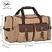 WOWBOX Duffel Bag Travel Weekender Duffle Bag Luggage Bags for Men Women Overnight Carry on Bag Gym Bag with Shoes Compartment Brown