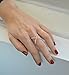 SOMEN TUNGSTEN 925 Sterling Silver Criss Cross Rings Rose Gold CZ Eternity Engagement Wedding Band Size 9