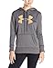 Under Armour Women's Storm Armour Fleece Printed Big Logo Hoodie, Carbon Heather (092)/Mirror, Medium