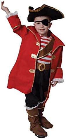 Deluxe Pirate Captain Children's Costume Set Size: Small