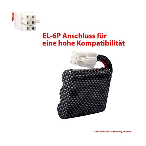 Universal Ladegerät mit 9.6V EL-6P Anschluss für RC Fahrzeuge u. a. kompatiblel mit 9115, S911, S912 von GPToys Hosim… – Bild 3