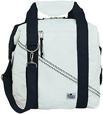 Sailorsbag Outdoor Travel Insulated Sailcloth 12-pack soft Cooler Bag Blue