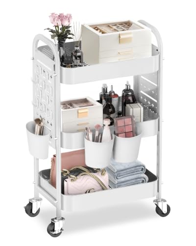 Alvorog 3-Tier Rolling Utility Cart