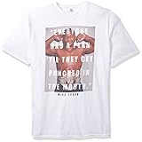 Boxing Hall of Fame Men's Big and Tall Mike Tyson Everyone Has a Plan Until They Get Punched in the Mouth T-Shirt, White, 2XL