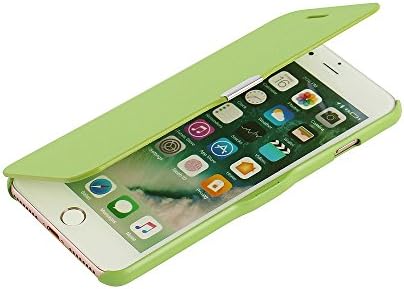 iPhone 7 Plus case, MTRONX Magnetic Ultra Folio Flip Slim Leather Twill Case Cover Pouch for Apple iPhone 7 Plus - Green(MG-GN)