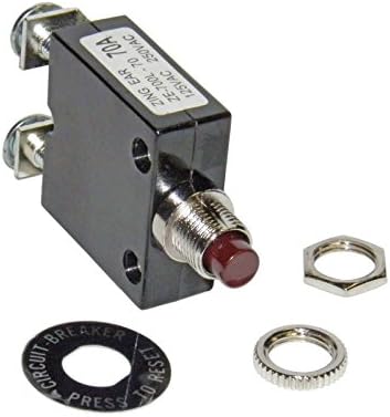 Push Button 70 Amp Circuit Breaker for 12/24/50 volts DC or 120/240 volts AC