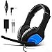 Gaming Headset, STOGA Switch Headset with Noise Canceling Mic & Audio Chat Adapter for N-Switch,PS4 Headset with Surround Sound Stereo, Compatible with N-Switch, PS4, PC, Mobile(Adapter Include)