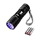LE Small UV Blacklight Flashlight, Portable Black Light with 9 LEDs, 395nm, Ultraviolet Light Detector for Invisible Ink Pens, Dog Cat Pet Urine Stain, AAA Batteries Included primary