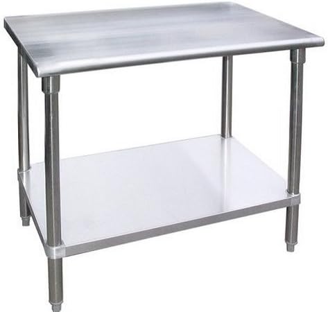 18" X 30" Work Table with 4 Casters Wheels Stainless Steel Food Prep