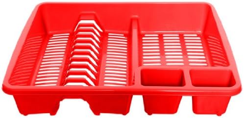red dish rack amazon