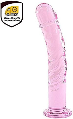 Crystal Glass Toys for Female Male Massage Stick Personal Magic Wand Massager for Women Men with Vivid Spirals and Ultra Acuminous and Smooth Surface, Perfect Gift for Valentines Day (Shipped From US)