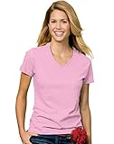 Hanes Women's Relax Fit Jersey V-Neck Tee