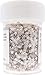 Hobbyland Edible Sprinkles (Metallic Silver Glitter Stars, 4.5g)