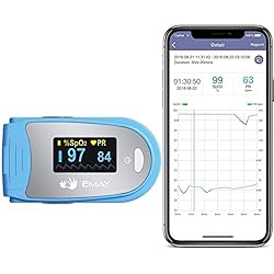 EMAY Sleep Oxygen Monitor with 40 Hours Built-in