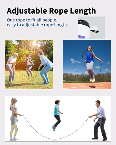 Jump Rope Counter, cordless skipping rope with Calorie Counter,weighted jump rope for woman, man, kids, Fitness, Crossfit, Exercise , Boxing, Gym