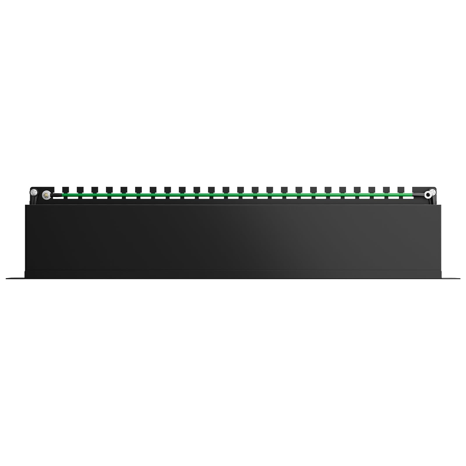 FGB CAT 7 Patchpanel Verteilerfeld 24 Port - 19" Zoll Rackeinbau Servermontage RJ45 Geschirmt - Patchpanel Geschirmt Netzwerk-Patchpanel für Gigabit-Netzwerk-Switch 5