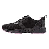 Propet Women's Stability X Shoe, Black/Black, 9.5