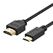 Rankie Mini HDMI to HDMI Cable, High Speed Supports Ethernet 3D and Audio Return, 15 Feet, Black primary