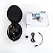 Active Noise Cancelling Headphones with Microphone and Airplane Adapter, Alteng J19 Folding and Lightweight Travel Headsets, Hi-Fi Deep Bass Wired Headphones with Carrying Case - Black