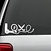 H1057 Love Dryer Mirror Scissors Stylist Decal Sticker