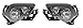02 03 04 05 06 Chevrolet Avalanche (With Body Cladding) Foglamp Foglight Pair Set Both Driver and Passenger