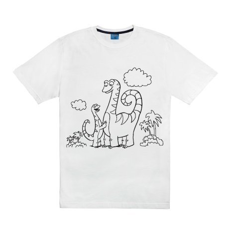 Coloring T-shirt Kit... Children Tees to Color Wear Wash Recolor